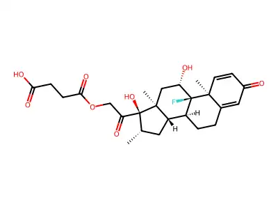 Betamethasone succinate structure