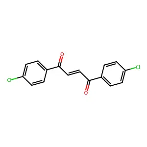cis-1,2-Di-p-chlorobenzoylethylene structure
