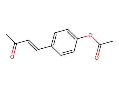 [4-(3-Oxobut-1-enyl)phenyl] acetate structure