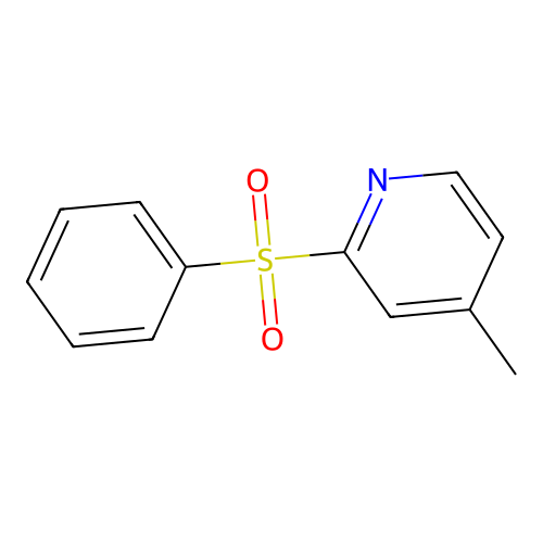 2-Benzenesulfonyl-4-methylpyridine structure