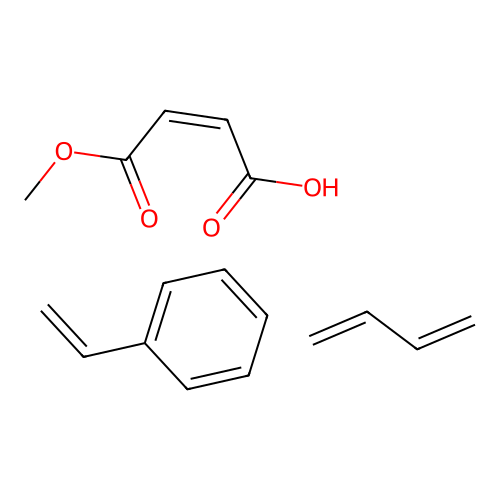 buta-1,3-diene;(Z)-4-methoxy-4-oxobut-2-enoic acid;styrene structure
