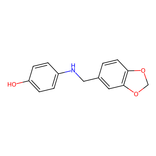 4-(1,3-Benzodioxol-5-ylmethylamino)phenol structure