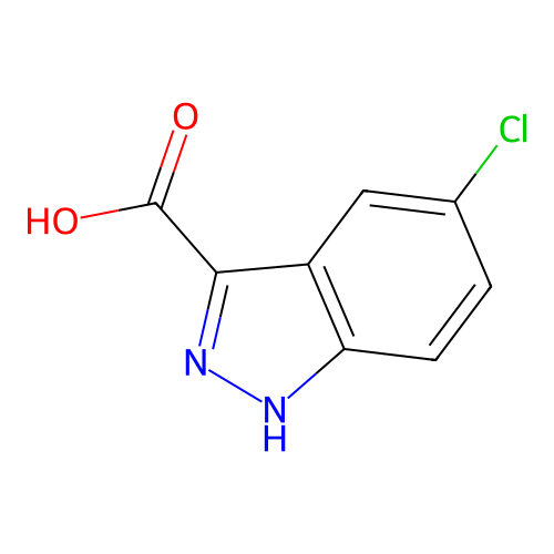 5-chloro-1H-indazole-3-carboxylic acid structure