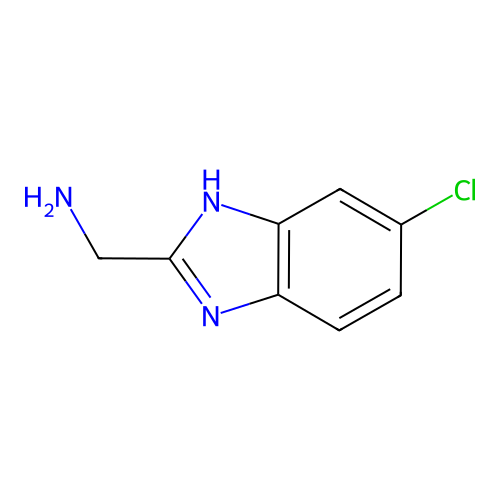 6-Chloro-1H-benzimidazole-2-methanamine structure