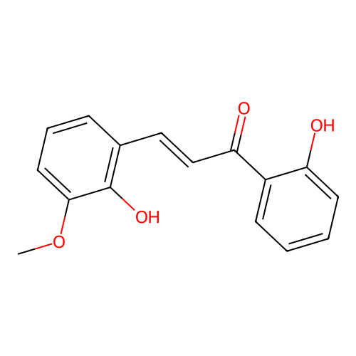 2,2'-Dihydroxy-3-methoxychalcone structure