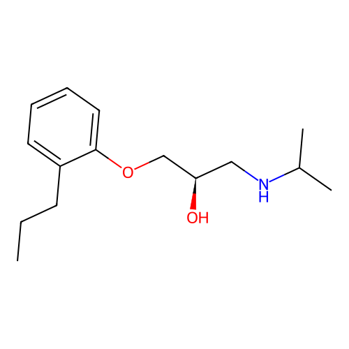 Dihydroalprenolol, (R)- structure