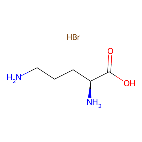 L-ornithine monohydrobromide structure