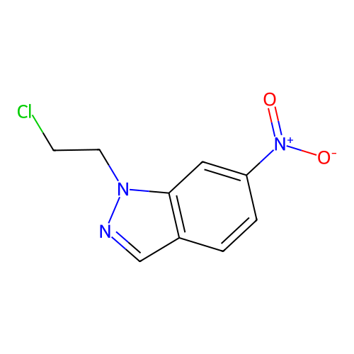 1-(2-Chloroethyl)-6-nitro-1h-indazole structure