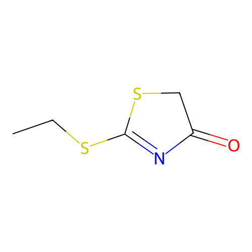2-Ethylsulfanyl-1,3-thiazol-4-one structure