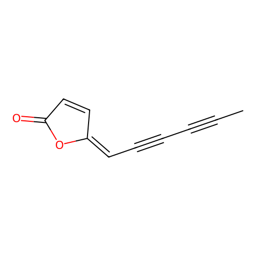 (5E)-5-hexa-2,4-diynylidenefuran-2-one structure