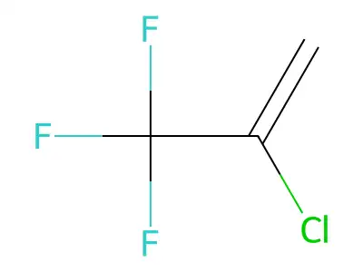 2-Chloro-3,3,3-trifluoroprop-1-ene structure