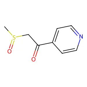 4-(Methylsulfinylacetyl) pyridine structure