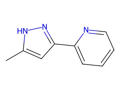 2-(5-methyl-1H-pyrazol-3-yl)pyridine structure