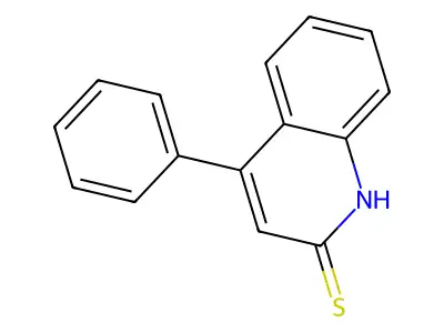 4-phenyl-1H-quinoline-2-thione structure