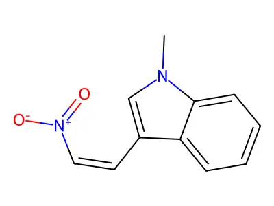 1-Methyl-3-(2-nitrovinyl)-1h-indole structure