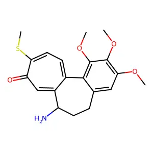 Colchicine, N-deacetyl-10-thio- structure