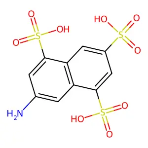 7-氨基-1,3,5-萘三磺酸 structure