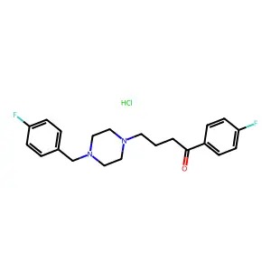 1-Oxa-3,8-diazaspiro(4.5)decan-2-one, 8-((3,4-dichloro-beta-hydroxy)phenethyl)-, hydrochloride structure