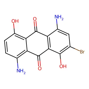 9,10-Anthracenedione, 4,8-diamino-2-bromo-1,5-dihydroxy- structure