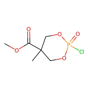 1-Oxa-3,8-diazaspiro(4.5)decan-2-one, 8-(phenacyl)-, hydrochloride structure