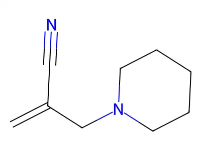 2-(Piperidin-1-ylmethyl)prop-2-enenitrile structure