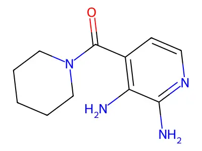 1-[(2,3-Diamino-4-pyridinyl)carbonyl]-piperidine structure