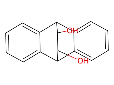 9,10-Dihydro-9,10-ethanoanthracene-11,12-diol structure