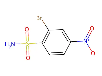 2-Bromo-4-nitrobenzenesulfonamide structure