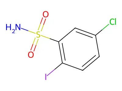 5-Chloro-2-iodobenzene-1-sulfonamide structure