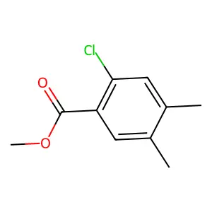 Methyl 2-chloro-4,5-dimethylbenzoate structure