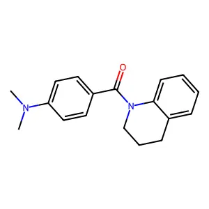 3,4-dihydroquinolin-1(2H)-yl[4-(dimethylamino)phenyl]methanone structure
