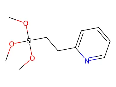 2-(Trimethoxysilylethyl)pyridine structure