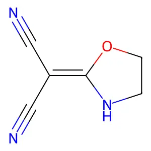 (2-Oxazolidinylidene)malononitrile structure