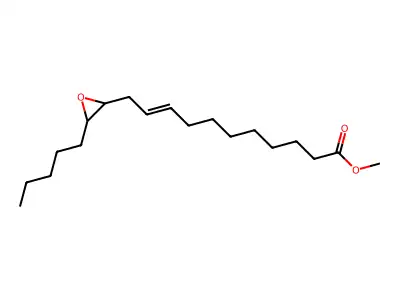 (+/-)-cis-12,13-Epoxy-9(Z)-octadecenoicacidmethylester structure