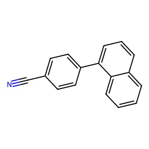 Benzonitrile, 4-(1-naphthalenyl)- structure
