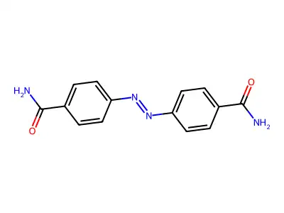 Benzamide, 4,4'-azobis- structure