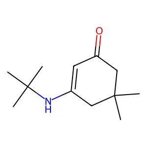 5,5-Dimethyl-3-t-butylamino-cyclohex-2-en-1-one structure