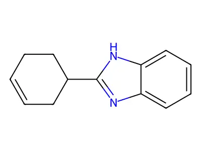 2-(cyclohex-3-en-1-yl)-1H-1,3-benzodiazole structure