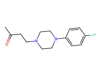 4-(4-(4-Fluorophenyl)piperazin-1-yl)butan-2-one structure