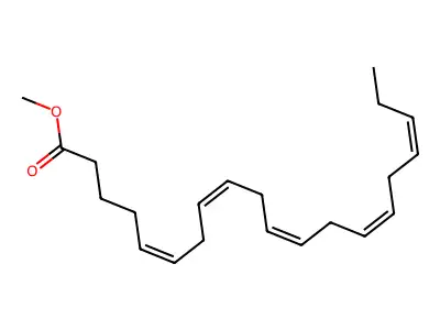 (5Z,8Z,11Z,14Z,17Z)-Methyl icosa-5,8,11,14,17-pentaenoate structure