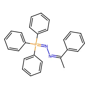 1-phenyl-N-[(triphenyl-lambda5-phosphanylidene)amino]ethanimine structure