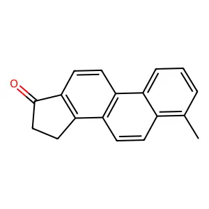 17H-Cyclopenta(a)phenanthren-17-one, 15,16-dihydro-4-methyl- structure