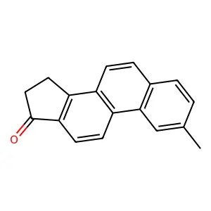 17H-Cyclopenta(a)phenanthren-17-one, 15,16-dihydro-2-methyl- structure