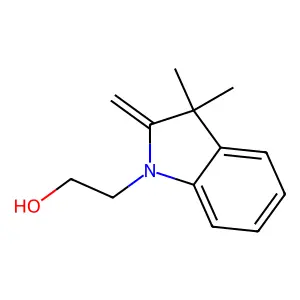 1H-Indole-1-ethanol, 2,3-dihydro-3,3-dimethyl-2-methylene- structure