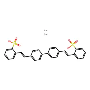 二钠二苯乙烯基联苯二磺酸盐 structure