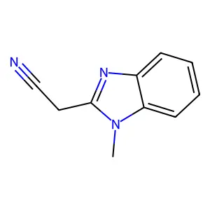 1-甲基-1H-苯并咪唑-2-乙腈 structure