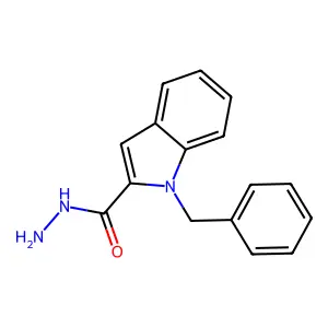 1-benzyl-1H-indole-2-carbohydrazide structure