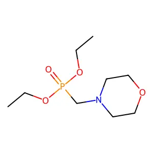 diethyl morpholinomethylphosphonate structure