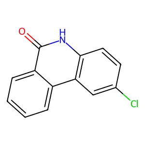 2-chloro-5H-phenanthridin-6-one structure
