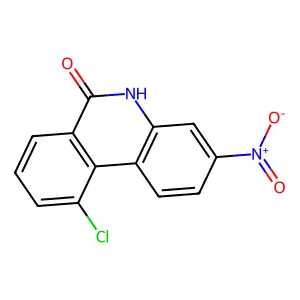 10-Chloro-3-nitrophenanthridin-6(5h)-one structure